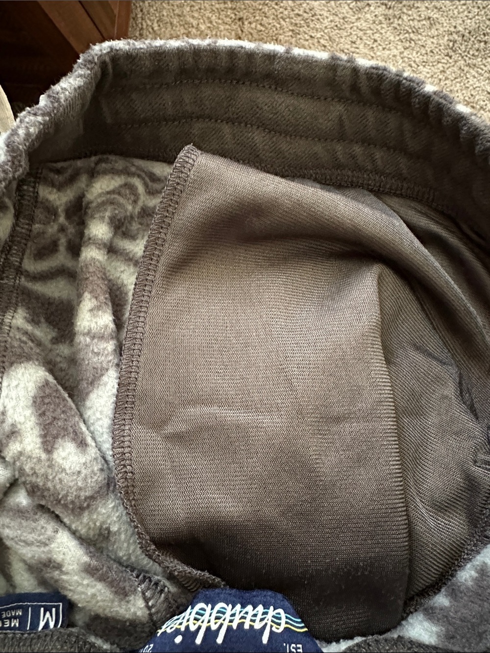 Chubbies Light Gray Fleece Lounge Shorts - Picture 7 of 8